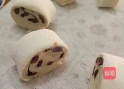 Illustration of how to make red bean milk-flavored steamed buns 6