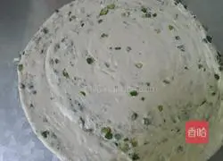 Illustration of how to make green onion and sesame layer cake 9
