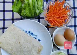 Illustration of how to make five-minute colorful burritos 1