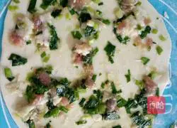 Illustration of how to make rural sauce-flavored pancakes 4