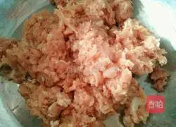 Illustration of how to make pork and cowpea filling dumplings 2