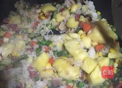 Pineapple Fried Rice Recipe Illustration 9
