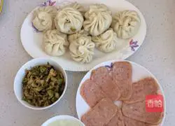 Gege brand homemade kohlrabi dish Illustration of how to make steamed buns 19