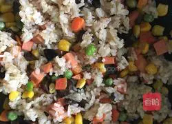 Colorful Fried Rice Recipe Illustration 4