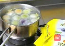 Illustration of how to make Coconut Milk Sago Rice Balls and Dragon Fruit Cup 3