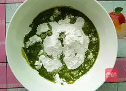 Illustration of how to make matcha chocolate glutinous rice balls 3