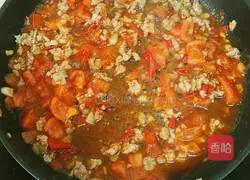 Illustration of how to make tomato minced meat noodles 5