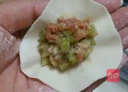 Celery Dumpling Soup and Rice Recipe Illustration 9