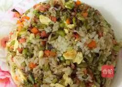 Assorted Egg Fried Rice Recipe Illustration 7