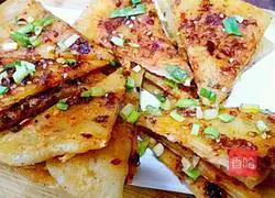 Illustration of making sauce-flavored pancake 18