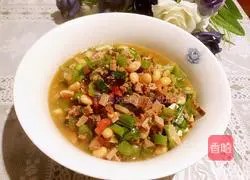 Illustration of how to make noodles with sour seeds 8