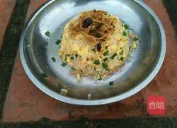 Exclusive fish-flavored egg fried rice recipe illustration 5