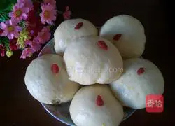 Illustration of how to make pumpkin buns 7