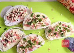 Illustration of how to make cheese steamed bun slices 6