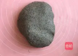 Illustration of how to make black sesame steamed buns 5