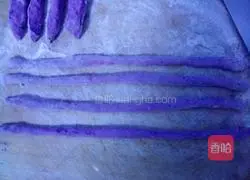 Illustration of how to make purple sweet potato and hydrangea steamed buns 6