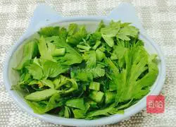 Illustration of how to make purple rice and squid fried rice 2