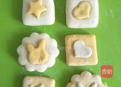 Illustration of how to make cute graphic steamed buns 13