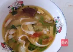 Illustration of how to make noodles 3