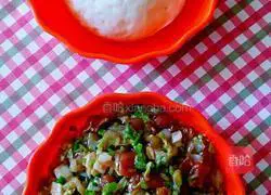 Illustration of how to make big buns with diced cabbage and diced meat 5