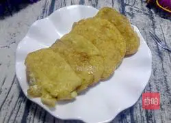 Illustration of how to make fried steamed bun slices 9