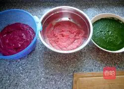 Illustration of how to make colorful wontons 4