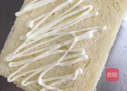 Illustration of how to make a ham sandwich 3