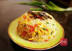 Scallion oil and carrot fried rice Illustration of how to do it 15