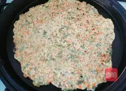 Illustration of how to make vegetable pancakes with electric pan 10