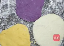 Illustration of how to make three-color Hanamaki steamed buns 2