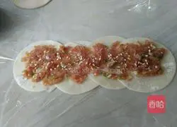 Illustration of how to make rose dumplings 4