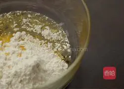 Illustration of how to make crispy sesame cake 3