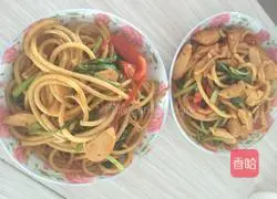 Illustration of how to make fried noodles 4