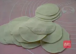 Illustration of how to make carrot and pork dumplings 9