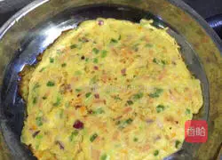 Vegetable egg pancake recipe 9
