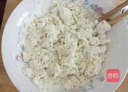 Illustration of how to make milky sesame hand-shredded pancakes 3