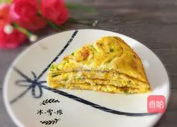 Illustration of how to make whitebait egg cake 7