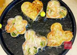 Illustration of how to make pan-fried radish pancake 9