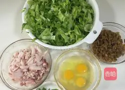 Dried radish for fried rice Practice illustration 2