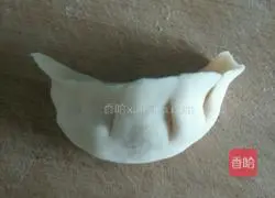 Dumplings...Illustration of how to make zucchini, egg and onion stuffing 17