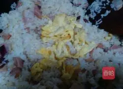 Asparagus Bacon Fried Rice Recipe Illustration 9