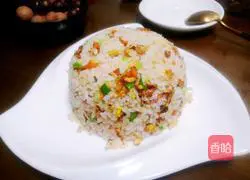 Illustration of how to make carrot and green onion fried rice 11