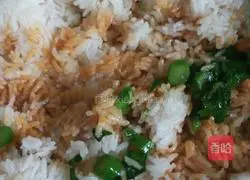 #kuaishoucai# Shrimp and vegetable fried rice recipe illustration 5