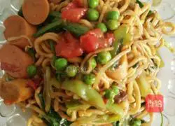 Illustration of how to make fried noodles 5