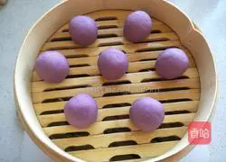 Illustration of how to make purple sweet potato buns 10