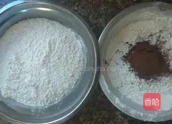 Cocoa double-color steamed buns Practice illustration 6