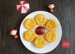 Potato Smiley Face Cake Recipe Illustration 7