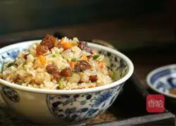 Illustration of how to make mutton fried rice 9