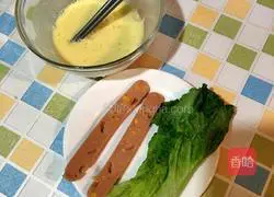 Illustration of how to make egg roll pancake 2