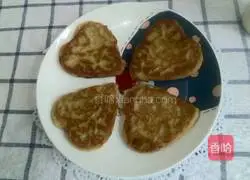 Breakfast~~Illustration of how to make love banana egg pancake 9